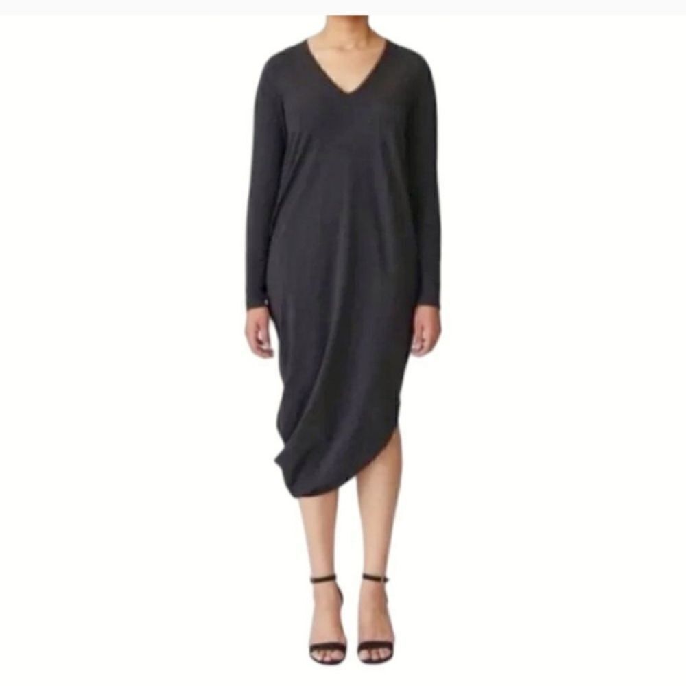 New Universal Standard Iconic Long Sleeve V-Neck Geneva Dress Size Small 14-16